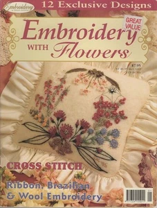 SUE STRAVS [EDITOR] Embroidery & Cross Stitch: Embroidery with Flowers - 12 excl - Picture 1 of 1