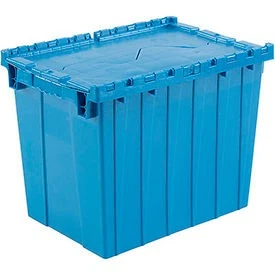 Industrial Plastic Attached Lid Shipping & Storage Container GLO-DC21157B - Image 1 of 1