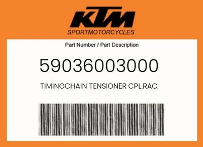 Tensor de corrente de distribuição genuíno KTM CPL.RAC. - 59036003000 - Imagem 1 de 4