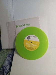 BRIAN WILSON Wonderful ~2004 UK limited edition LIME GREEN VINYL 7" vinyl  - Picture 1 of 6