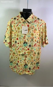KALVERO Short Sleeve Button Hawaiian Aloha Tropical Shirt Men - Size XL -NWT - Picture 1 of 5