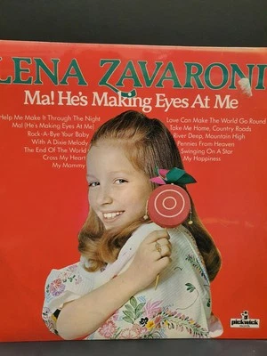 Lena Zavaroni MA! HE'S MAKING EYES AT ME Pop Jazz Vocal LP Swinging On A Star UK - Image 1 of 4