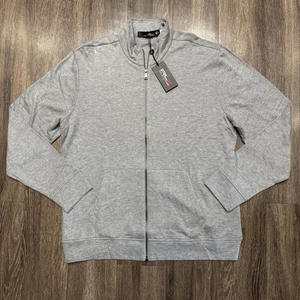 RLX Ralph Lauren Golf Full Zip Wicking Stretch Jacket Grey Size XL $228 - Picture 1 of 6