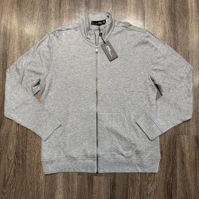 RLX Ralph Lauren Golf Full Zip Wicking Stretch Jacket Grey Size XL $228 - Image 1 of 4