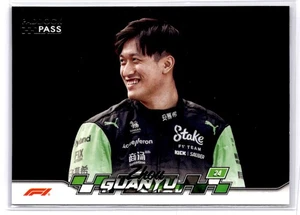 2024 Topps Paddock Pass Formula 1 #14b Zhou Guanyu Black Foil - Picture 1 of 2