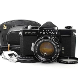 【Almost MINT】Pentax Spotmatic SP 35mm Film Camera + Takumar 55mm f1.8 From JAPAN - Picture 1 of 24