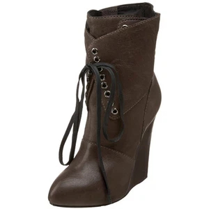 $1025 NEW BOX Giuseppe Zanotti Thakoon US 7, 8.5 Leather Platform Wedge Boots  - Picture 1 of 8