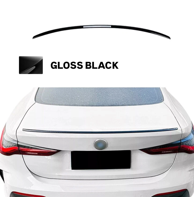 Alerón labio de arranque BMW G26 serie 4 Gran Coupé negro brillante 2021 2024 - Imagen 1 de 4