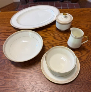 Mikasa Bone China, Berkshire 157, piezas para servir, adorno dorado ornamentado, seleccionar, ¡bonito! - Imagen 1 de 25