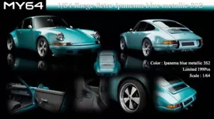 PORSCHE 911 - Kaege - Ipanema Blue Metalic - MY64 1:64 - Bild 1 von 6