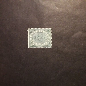 SAN MARINO 1877/ CIFRA - 2 CENT. VERDE, SENZA GOMMA - Foto 1 di 2