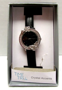 Time and Tru Crystal Accents Schmetterling verzierte Damenuhr, NEU IN BOX - Bild 1 von 3