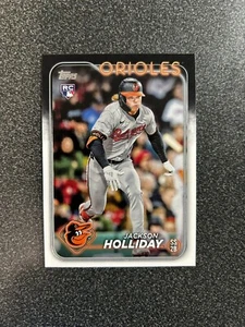 2024 Topps Baseball Complete Set Image Variation SP Jackson Holliday #697 QTY - Picture 1 of 1