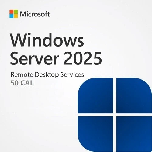 MICROSOFT WINDOWS SERVER 2025 RDS 50 CAL NEW Factory Sealed - Image 1 of 2