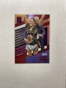 Julianna Pena 2022 Panini Chronicles UFC Elite #251 Red Parallel /199