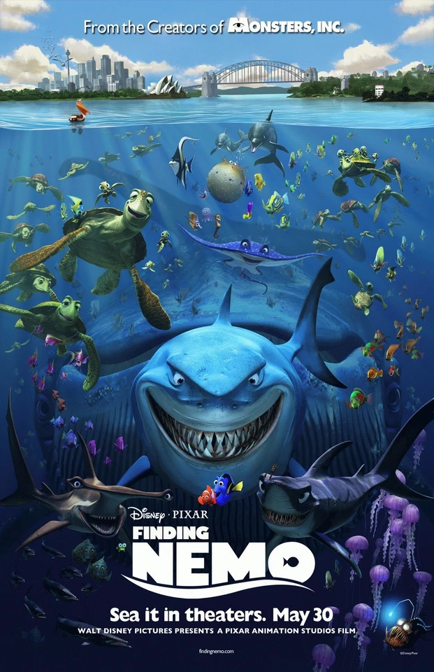 Finding Nemo movie poster print : 11 x 17 inches (main style)