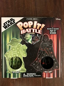 Star Wars Pop It! Battle Game New Yoda Darth Vader New In BOX! - Picture 1 of 1