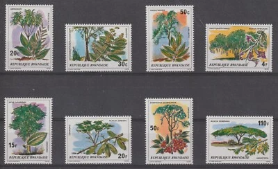 Rwanda 1979 #915-22 Trees and Shrubs - MNH - Image 1 of 4