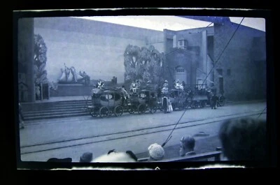 1940s Outdoor Theater Play Coach Horse Carriage Women Vtg Photo Negative I - Image 1 of 3