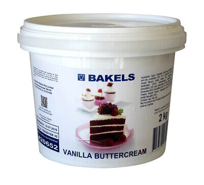 NEW Bakels Vanilla Buttercream White 2kg Cake Decorating Cake Baker • 21.70$