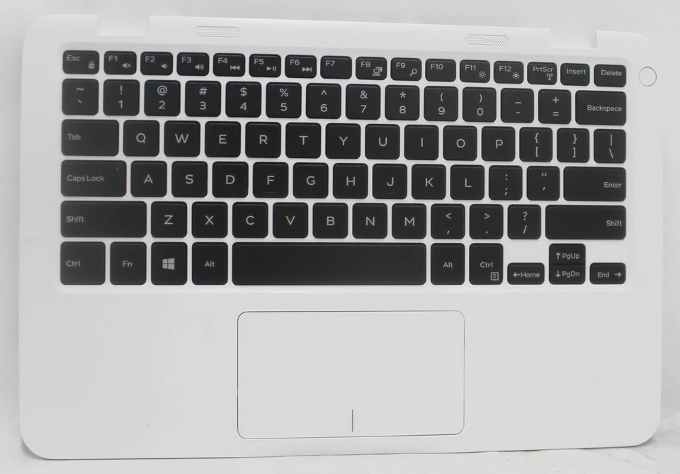 0DFW28 Dell Palmrest Top Cover White W/Kb Us Inspiron 11 3162 3164 "GRADE A" - Image 1 of 1