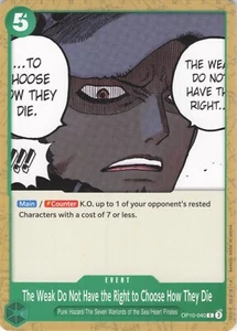 One Piece Release Event Card The Week Do Not Have the Right to Choose OP10-040 C - Picture 1 of 1