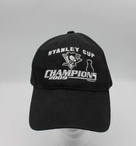 Pittsburgh Penguins 2009 Stanley Cup Champions Hat Cap Embroidered Adjustable - Picture 1 of 7
