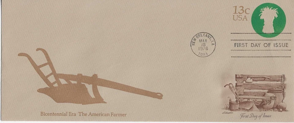 Artmaster # U573 The American Farmer, # 10 envelope - Image 1 of 1