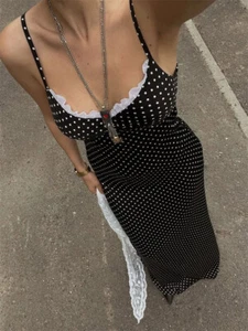 Black Polka Dot Dress - Bild 1 von 6