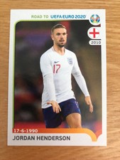 Jordan Henderson Sticker - Panini Road To UEFA Euro 2020 Sticker Collection