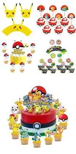 25PC Set Anime Pokémon Figure Toys Pikachu Cake Topper Decorations(SEE PICTURES) - Picture 1 of 17