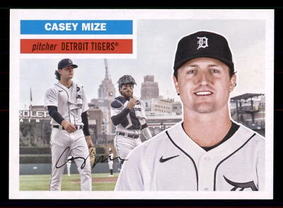 2023 Topps Archives Casey Mize #57 1956 Topps Detroit Tigers - Image 1 of 2