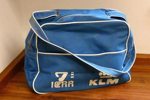 Vintage Retro Cool KLM Royal Dutch Airline Reisetasche ICRR Handgepäck Hip Chic WI - Bild 1 von 12