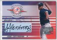 2003 (YANKEES) Donruss Signature Team Trademarks Autographs Decade #16 Contreras