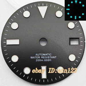 28.5mm Sterile Watch Dial fit NH35 NH36 Mingzhu DG2813 Miyota 8215 ETA2824 2836 - Picture 1 of 14