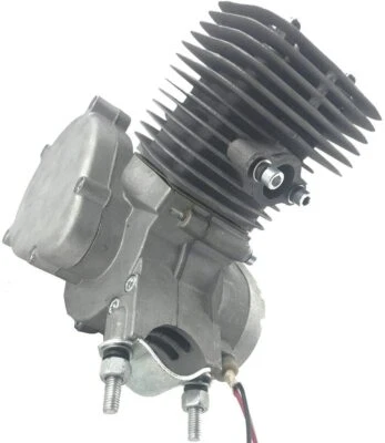 JZsports 2 Stroke Yd100 Motor Only - Silver Color Engine - Gas Motorized Bicycle