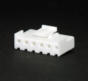 50pc JST VH Female Connector Housing pitch= 3.96mm 6P Color= White RoHS - Picture 1 of 4