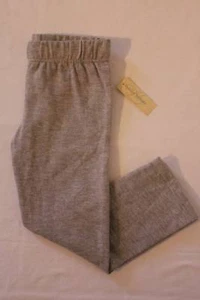 NEW Girls Sweat Pants Small 6 - 6X Solid Gray Active Sweats Open Leg Lounge Wear - Picture 1 of 2
