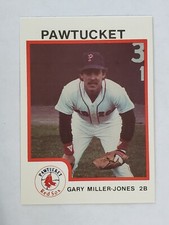 1987 Pawtucket Red Sox ProCards Minor League #69 GARY MILLER-JONES