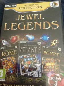 JEWEL LEGENDS---TRIPLE PLAY SAMMLUNG---EDELSTEIN PASSENDE ABENTEUER---PC CD - Bild 1 von 2