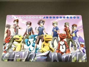 DTCG Duel Playmat Anime Digimon Aventura Juego de Tarjetas Codificantes Alfombra Juego Alfombra de Juego Pad y Zonas - Imagen 1 de 6