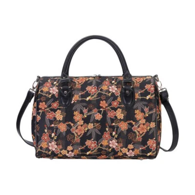 Signare Ume Sakura Cherry Blossom Tapestry Weekend Travel Bag Shoulder Grab Bag - Image 1 of 4