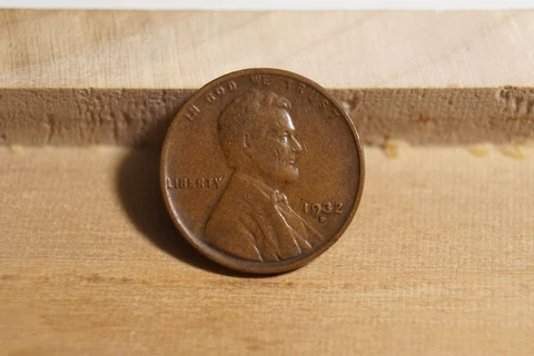 1932 D US Lincoln Wheat Cent 1C VG (INV J) Cover