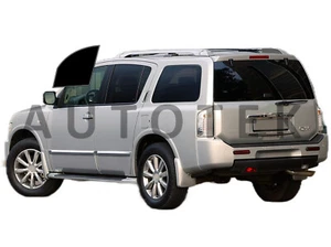 PreCut Film Front Two Door Windows Any Tint Shade For INFINITI QX56 (2004-2010) - Picture 1 of 11