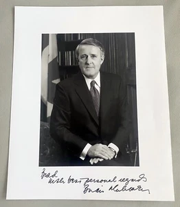 Brian Mulroney Prime Minister of Canada Signed Autographed 8x10 Photo With COA - Picture 1 of 1
