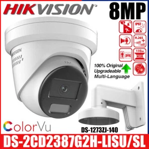 Hikvision DS-2CD2387G2H-LISU/SL 8MP Hybrid Light ColorVu IP Kamera DS-1273ZJ-140 - Picture 1 of 22