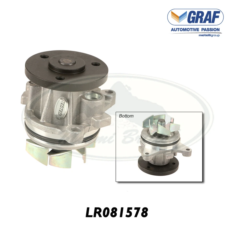 LAND ROVER WATER PUMP RANGE LR2 EVOQUE LR081578 JDE38893 GRAF Foto 1 de 1