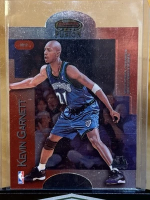 Imagen de espejo Bowman’s Best Fusion 1998-99 Scottie Pippen Kevin Garnett #M112 Foto 1 de 2