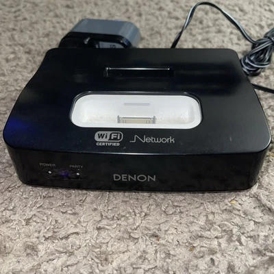 Denon ASD-51W 扩展坞适用于 Apple iPod 带电源和音频线 - 已测试 — 第 1/4 张图片