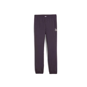 PUMA Classics Woven Relaxed Pants Youth Girls Purple Casual Athletic Bottoms 626 - Picture 1 of 2